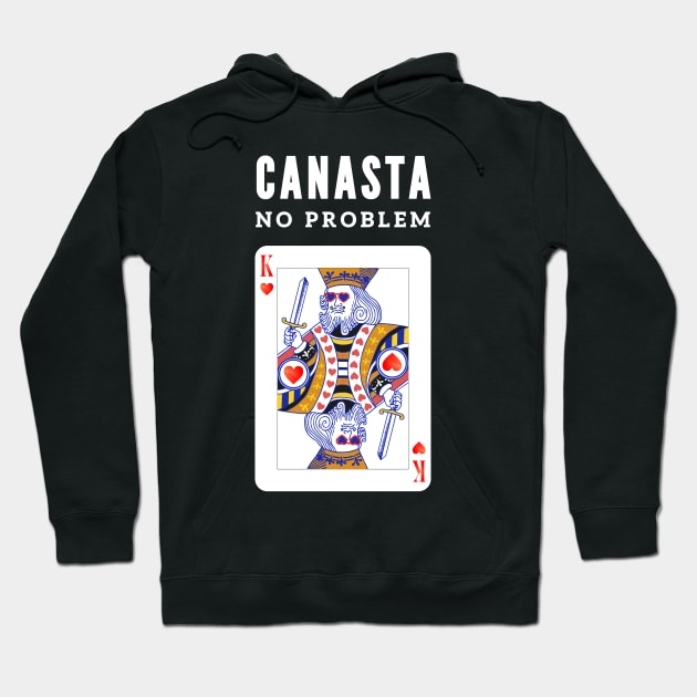 Canasta no problem Hoodie by Zimny Drań